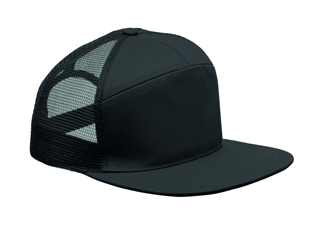 Logotrade promotional item picture of: 7 panel flat visor cap