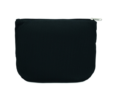 Logo trade promotional gifts image of: Corduroy cosmetic bag