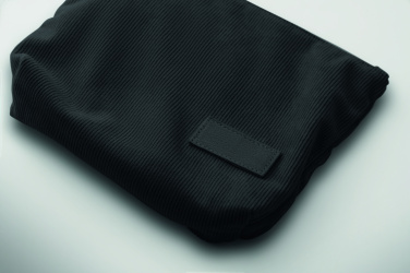 Logo trade promotional giveaways picture of: Corduroy cosmetic bag