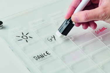 Logo trade promotional merchandise picture of: Magnetic acrylic planner