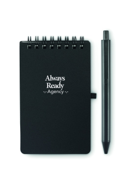 Logo trade business gifts image of: Water repellent notepad