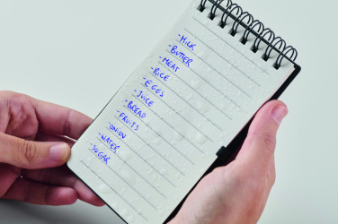 Logo trade promotional merchandise image of: Water repellent notepad