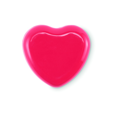 Logo trade promotional item photo of: Heart shape vegan lip balm