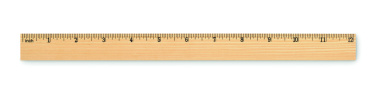 Logo trade promotional items image of: Wooden ruler 30cm