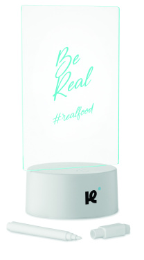 Logo trade promotional products image of: Light-up LED memo board