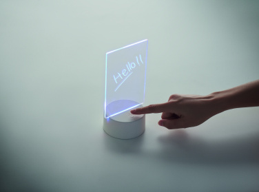 Logo trade promotional giveaways picture of: Light-up LED memo board