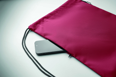 Logotrade promotional products photo of: Drawstring bag in 420D RPET