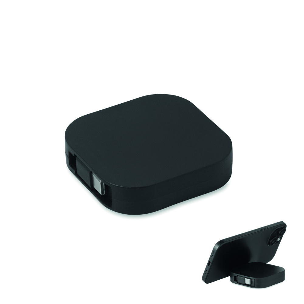 Logo trade promotional products picture of: 100W retractable charging cable