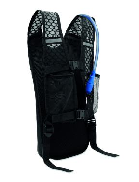 Logo trade promotional giveaway photo of: Sports backpack 420D PU