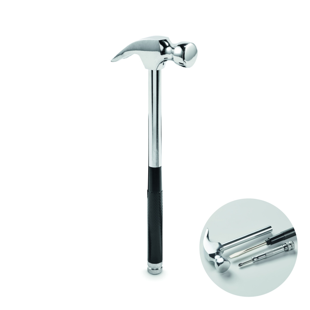 Logo trade promotional giveaways picture of: Carbon steel claw hammer