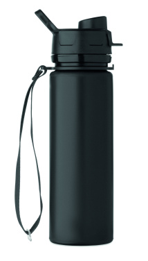 Logo trade promotional merchandise image of: Foldable silicone sports bottle