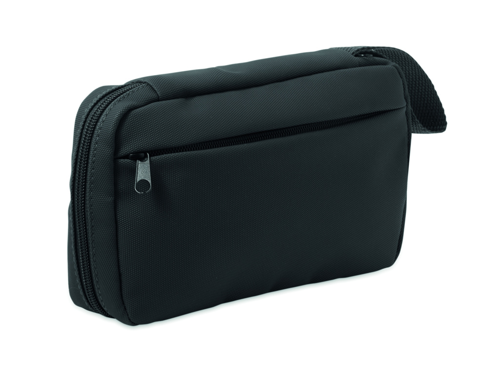 Logotrade promotional gift picture of: Toiletry bag 600D RPET