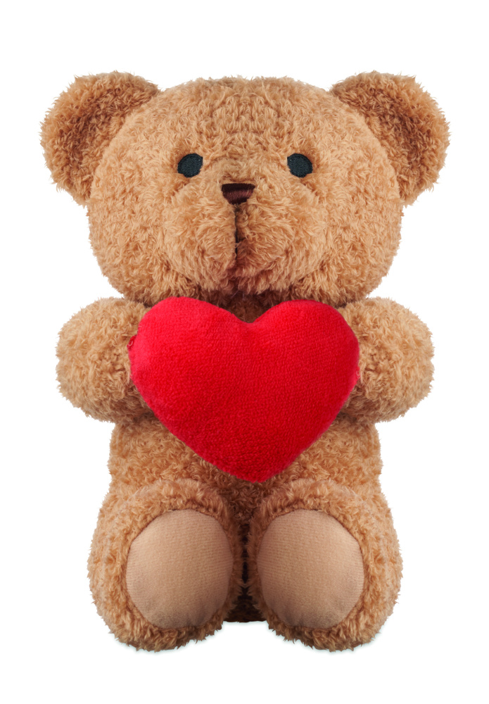 Logotrade advertising products photo of: Teddy bear with heart 23cm