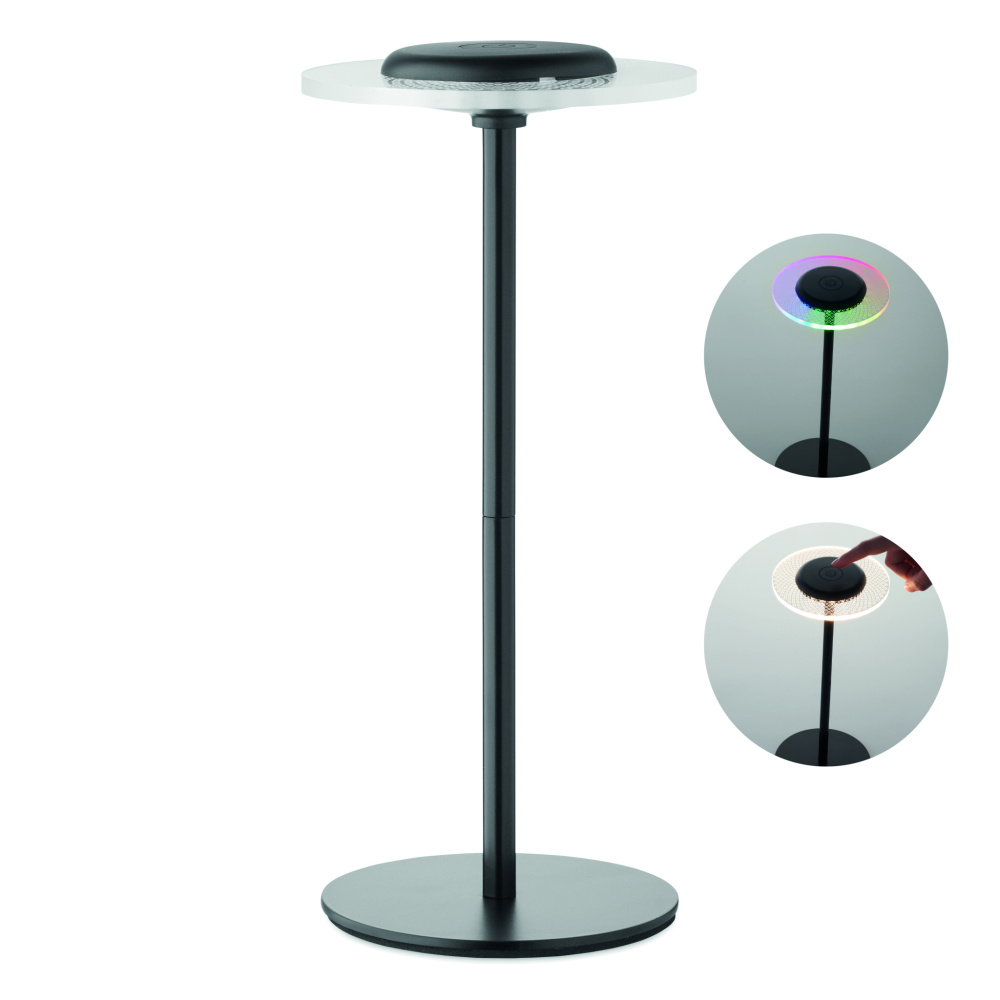 Logo trade promotional merchandise image of: Rechargeable iron table lamp