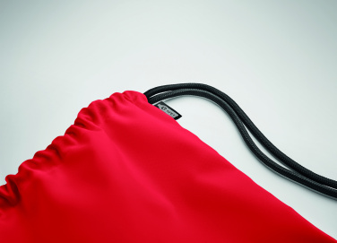 Logo trade advertising products image of: Large drawstring bag 300D RPET