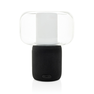 Logo trade promotional merchandise image of: Lux RCS recycled plastic 10W speaker lamp