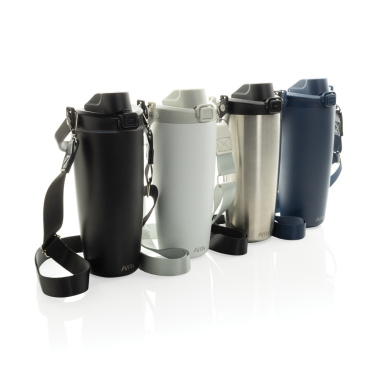Logo trade promotional products picture of: Avira Ayala RCS re-steel duosip lockable crossbody tumbler