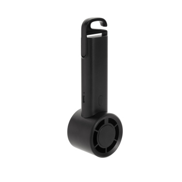 Logotrade promotional item image of: Twist RCS recycled plastic re-chargeable portable fan