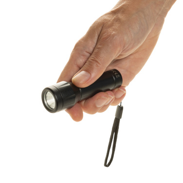 Logo trade promotional merchandise photo of: Flara RSC recycled plastic USB-rechargeable torch