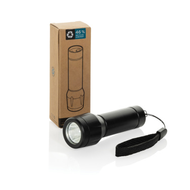 Logo trade promotional merchandise picture of: Flara RSC recycled plastic USB-rechargeable torch