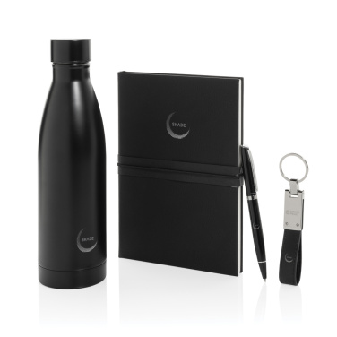 Logotrade promotional gift image of: Swiss Peak RCS deluxe business gift set w/ water bottle