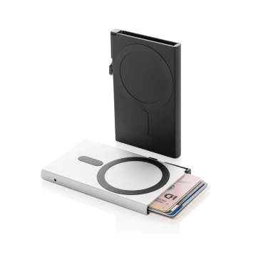 Logo trade promotional merchandise photo of: Standard aluminium RFID magnetic phone cardholder