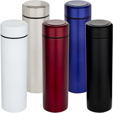 Logotrade promotional gift picture of: Taylor 450 ml double wall stainless steel flask with tea strainer