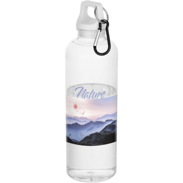 Logo trade promotional items picture of: Oregon 750 ml RCS recycled plastic water bottle with carabiner