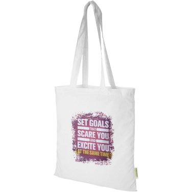 Logotrade promotional products photo of: Odisha 140 g/m² OCS organic tote bag 7L
