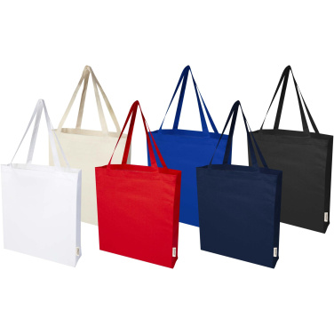 Logo trade promotional products image of: Odisha 180 g/m² OCS organic full gusset tote bag 14L