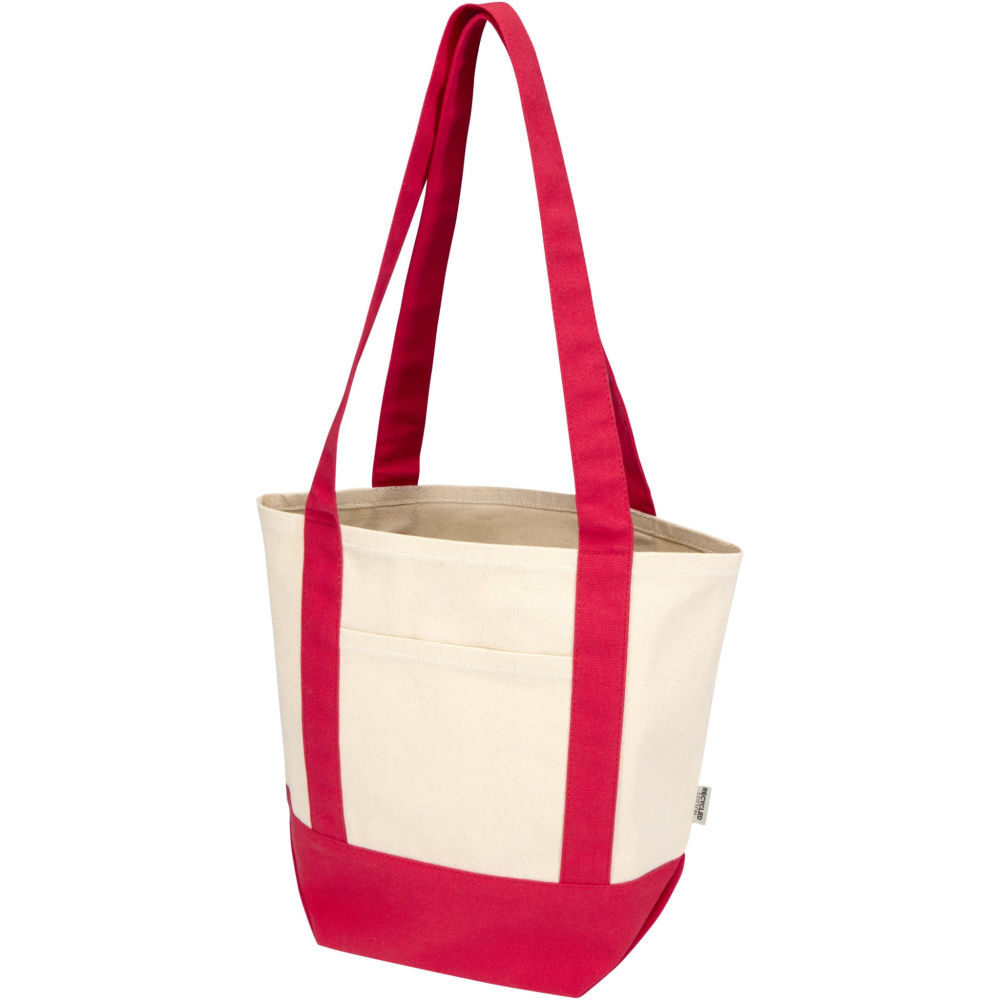 Logo trade promotional giveaways image of: Sam 320 g/m² GRS recycled mini cotton tote bag