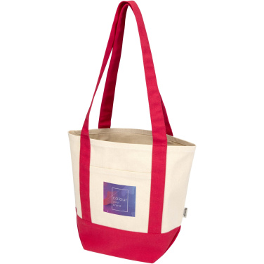 Logotrade promotional giveaway image of: Sam 320 g/m² GRS recycled mini cotton tote bag