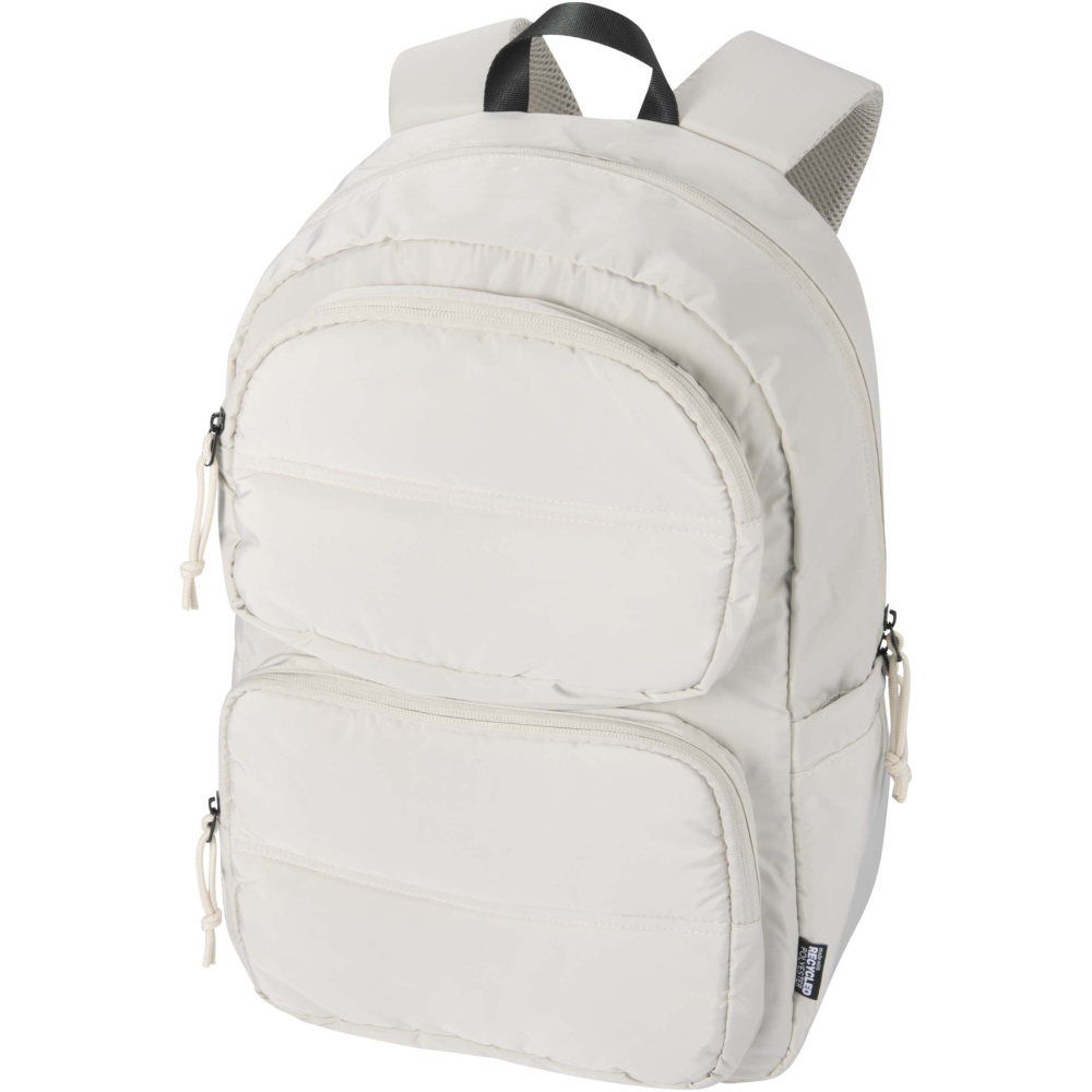 Logotrade promotional items photo of: Puffer 15.6" GRS recycled laptop backpack 18L
