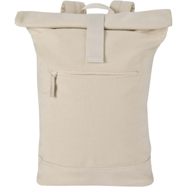 Logo trade promotional merchandise picture of: Recanvas 14” GRS recycled rolltop backpack 16L