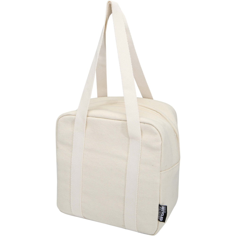 Logo trade promotional giveaway photo of: Recanvas GRS recycled lunch cooler bag 5L