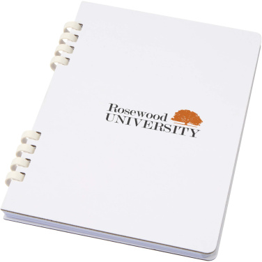 Logo trade corporate gifts picture of: Fil A5 hard cover RCS recycled spiral notebook
