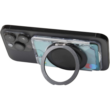 Logo trade corporate gifts image of: Kern A6 hard cover notebook and MagSafe wallet gift set