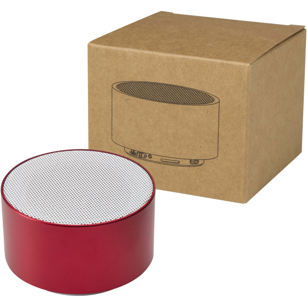Logo trade promotional giveaways picture of: Ankaa 3W recycled aluminium wireless Bluetooth® speaker