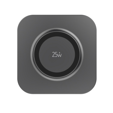 Logo trade advertising product photo of: Quantum ultra-fast 25W magnetic wireless charging pad