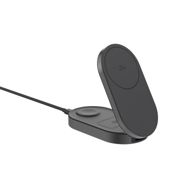 Logo trade corporate gifts picture of: Quantum ultra-fast 3-in-1 25W Foldable Wireless Charger