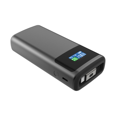 Logotrade promotional giveaways photo of: Quantum RCS ultra-fast PD45W 10.000mAh powerbank with screen