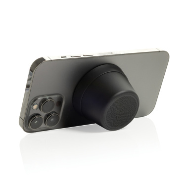 Logo trade corporate gift photo of: Nivio RCS recycled aluminum magnetic 5W Speaker