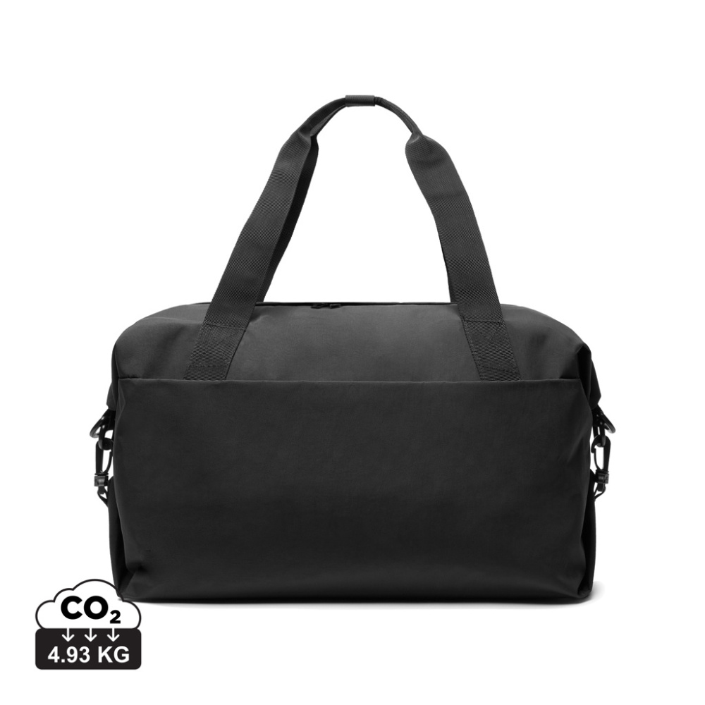 Logo trade business gifts image of: KENTO URBAN RCS recycled nylon Weekender