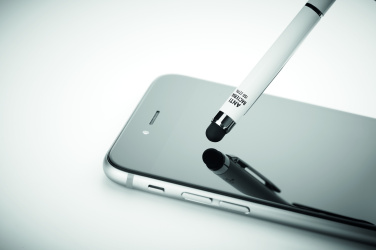 Logo trade promotional giveaway photo of: Stylus antibacterial pen
