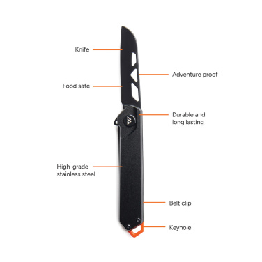 Logo trade promotional items image of: Nordic Drift Adventure Folding knife