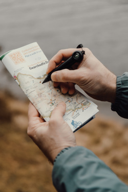 Logo trade promotional giveaways picture of: Nordic Drift Trial RCS Portable Infinity Pocket Pen W Compas