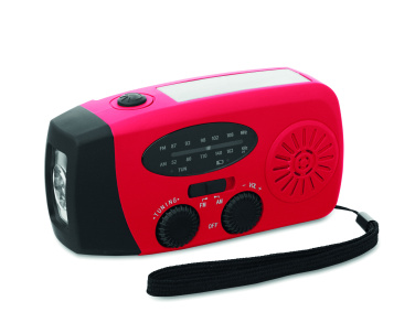 Logotrade corporate gift picture of: Portable radio SOS with LED torch