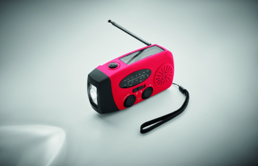 Logotrade advertising products photo of: Portable radio SOS with LED torch