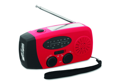 Logotrade promotional items photo of: Portable radio SOS with LED torch