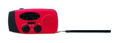 Logotrade promotional item picture of: Portable radio SOS with LED torch